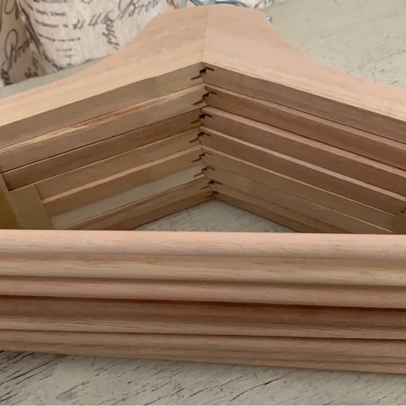 8 pc IKEA Natural Wood Hangers with  discounted catalog (last issue ever made!) - Picture 12 of 15